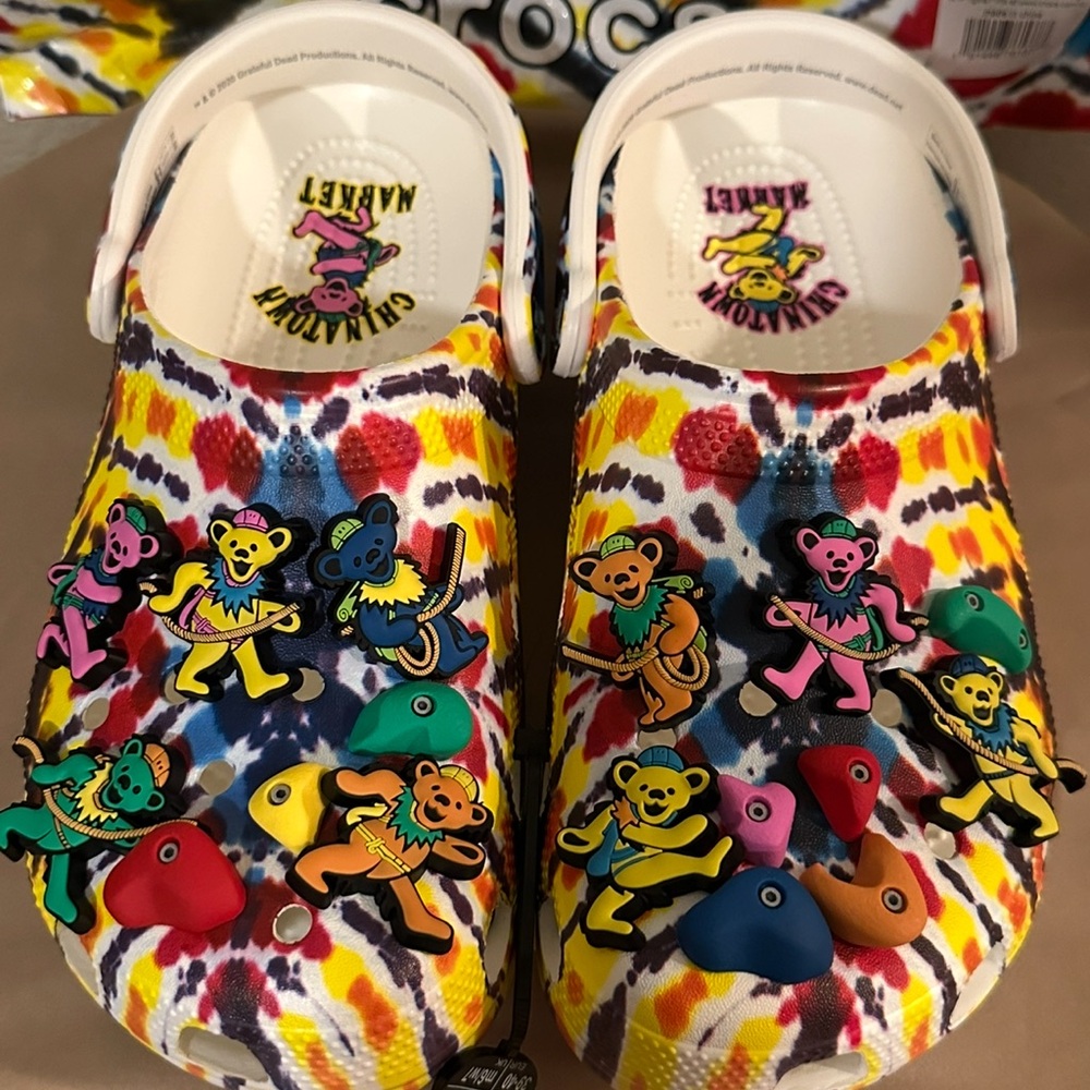 Crocs Grateful Dead x Chinatown Market x Clog 'Tie Dye
